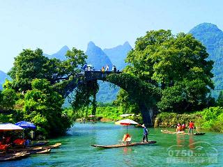 阳朔遇龙河